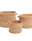 Woodstock Braided Handmade Basket 3PC