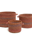 Woodstock Braided Handmade Basket 3PC