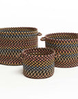 Woodstock Braided Handmade Basket 3PC
