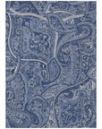 Addison Rugs Woven Blocks Blue Washable Indoor-Outdoor Rug