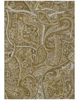 Addison Rugs Woven Blocks Brown Washable Indoor-Outdoor Rug