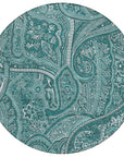 Addison Rugs Woven Blocks Teal Washable Indoor-Outdoor Rug