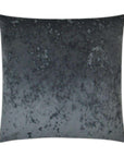 A La Mode Charcoal Solid Grey Large Throw Pillow With Insert - Uptown Sebastian