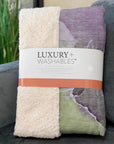 Muted Whispers Purple Washable Indoor-Outdoor Rug