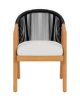 Lloyd Flanders Alpine Teak Wooden Outdoor Dining Armchair