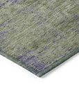 Acacina Green Washable Indoor - Outdoor Rug - LOOMLAN - LOOMLAN Rugs - Outdoor Rugs