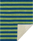 Fluid Mirage Navy Washable Indoor-Outdoor Rug