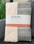 Hushed Ivory Washable Indoor-Outdoor Rug