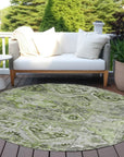 Aelain Aloe Washable Indoor - Outdoor Rug - LOOMLAN - LOOMLAN Rugs - Outdoor Rugs