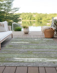 Aelaris Green Washable Indoor - Outdoor Rug - LOOMLAN - LOOMLAN Rugs - Outdoor Rugs