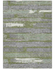Aelaris Green Washable Indoor - Outdoor Rug - LOOMLAN - LOOMLAN Rugs - Outdoor Rugs