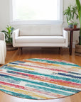 Aelaris Ivory Washable Indoor - Outdoor Rug - LOOMLAN - LOOMLAN Rugs - Outdoor Rugs