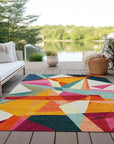 Aelas Ivory Washable Indoor - Outdoor Rug - LOOMLAN - LOOMLAN Rugs - Outdoor Rugs