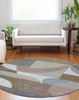 Aeleth Mocha Washable Indoor - Outdoor Rug - LOOMLAN - LOOMLAN Rugs - Outdoor Rugs