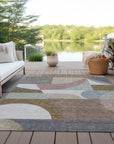 Aeleth Mocha Washable Indoor - Outdoor Rug - LOOMLAN - LOOMLAN Rugs - Outdoor Rugs