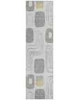 Aelira Gray Washable Indoor - Outdoor Rug - LOOMLAN - LOOMLAN Rugs - Outdoor Rugs
