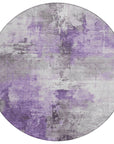 Aelon Purple Washable Indoor - Outdoor Rug - LOOMLAN - LOOMLAN Rugs - Outdoor Rugs
