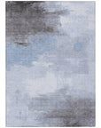 Aelora Blue Washable Indoor - Outdoor Rug - LOOMLAN - LOOMLAN Rugs - Outdoor Rugs