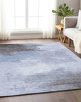 Aelora Blue Washable Indoor - Outdoor Rug - LOOMLAN - LOOMLAN Rugs - Outdoor Rugs