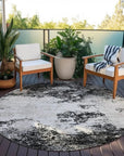 Aera Black Washable Indoor - Outdoor Rug - LOOMLAN - LOOMLAN Rugs - Outdoor Rugs