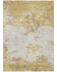 Aera Gold Washable Indoor - Outdoor Rug - LOOMLAN - LOOMLAN Rugs - Outdoor Rugs