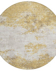 Aera Gold Washable Indoor - Outdoor Rug - LOOMLAN - LOOMLAN Rugs - Outdoor Rugs