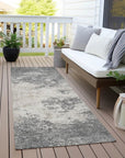 Aera Gray Washable Indoor - Outdoor Rug - LOOMLAN - LOOMLAN Rugs - Outdoor Rugs