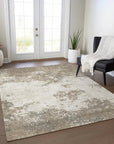 Aera Taupe Washable Indoor - Outdoor Rug - LOOMLAN - LOOMLAN Rugs - Outdoor Rugs