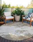 Aera Taupe Washable Indoor - Outdoor Rug - LOOMLAN - LOOMLAN Rugs - Outdoor Rugs