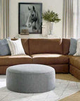 Alabama Symmetrical Leather Sectional Sofa Made to Order - Uptown Sebastian