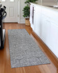LOOMLAN Rugs Alina Gray Washable Indoor-Outdoor Rug