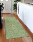 LOOMLAN Rugs Alina Green Washable Indoor-Outdoor Rug