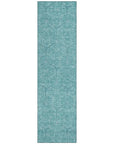 LOOMLAN Rugs Alina Teal Washable Indoor-Outdoor Rug