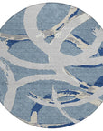 LOOMLAN Rugs Aloura Denim Washable Indoor-Outdoor Rug