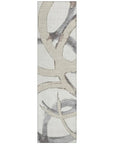 LOOMLAN Rugs Aloura Ivory Washable Indoor-Outdoor Rug