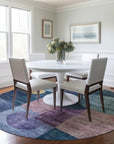 LOOMLAN Rugs Amara Blue Washable Indoor-Outdoor Rug