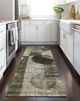LOOMLAN Rugs Amara Taupe Washable Indoor-Outdoor Rug