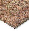 LOOMLAN Rugs Ambray Brown Washable Indoor-Outdoor Rug