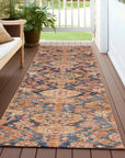 LOOMLAN Rugs Ambray Orange Washable Indoor-Outdoor Rug