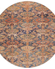 LOOMLAN Rugs Ambray Orange Washable Indoor-Outdoor Rug