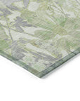 LOOMLAN Rugs Ameliah Green Washable Indoor-Outdoor Rug