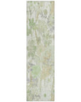 LOOMLAN Rugs Ameliah Green Washable Indoor-Outdoor Rug