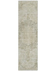 LOOMLAN Rugs Arienne Green Washable Indoor-Outdoor Rug