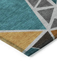 LOOMLAN Rugs Aristea Gray Washable Indoor-Outdoor Rug
