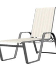 Aruba II Sling High Bed Lay-flat Stacking Chaise-Outdoor Chaises-Telescope-LOOMLAN
