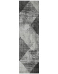 LOOMLAN Rugs Arvaya Gray Washable Indoor-Outdoor Rug