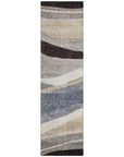 LOOMLAN Rugs Athena Blue Washable Indoor-Outdoor Rug