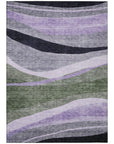 LOOMLAN Rugs Athena Green Washable Indoor-Outdoor Rug