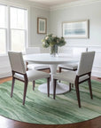 LOOMLAN Rugs Aurienne Green Washable Indoor-Outdoor Rug
