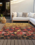 LOOMLAN Rugs Aurora Gold Washable Indoor-Outdoor Rug